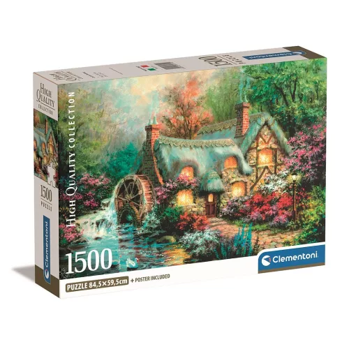 Vidéki táj Countryside 1500 db-os Compact puzzle Clementoni