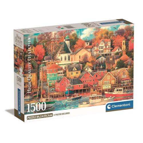 Kikötő Good Times 1500 db-os Compact puzzle Clementoni