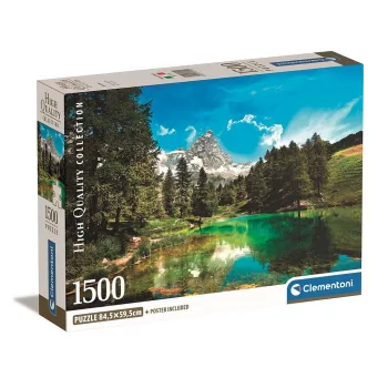 Új-Zéland Blue Lake 1500 db-os Compact puzzle Clementoni