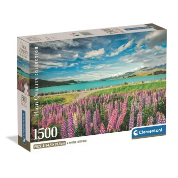 Új-Zéland Lake Tekapo 1500 db-os compact puzzle Clementoni