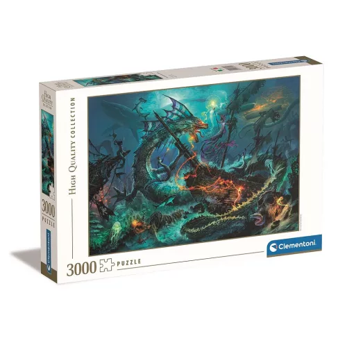 Fantázia világ Underwater Battle 3000 db-os puzzle Clementoni