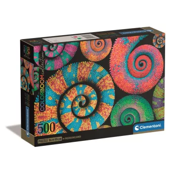 Színes Curly Tails 500 db-os Compact puzzle Clementoni