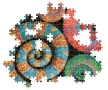 Színes Curly Tails 500 db-os Compact puzzle Clementoni