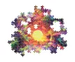 Színes dzsungel Psychedelic 500 db-os Compact puzzle Clementoni