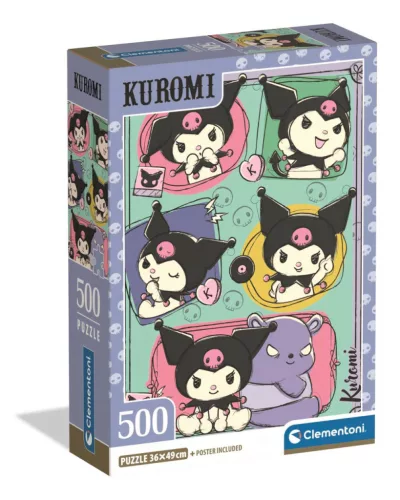 Hello Kitty Kuromi 500 db-os Compact puzzle Clementoni
