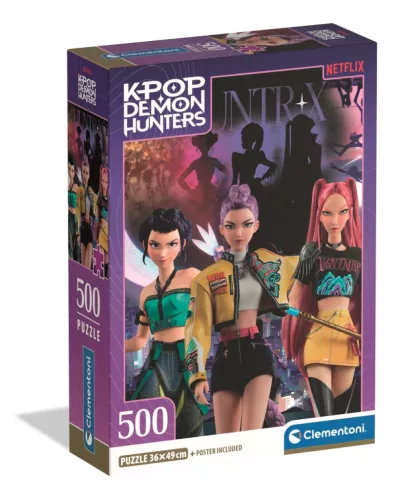 K-pop Démonvadászok Night Pulse 500 db-os Compact puzzle Clementoni