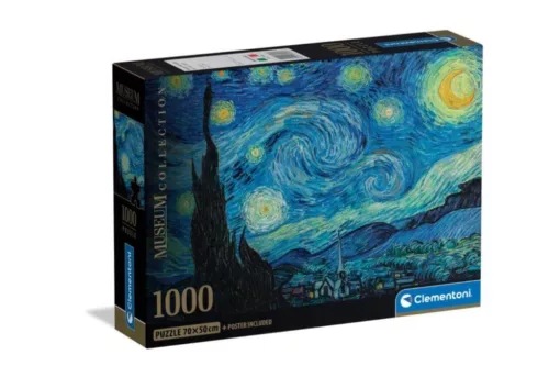 Művészet Csillagos éj Van Gogh 1000 db-os puzzle Clementoni