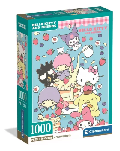 Hello Kitty Pancake 1000 db-os Compact puzzle Clementoni