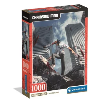 Chainsaw Man Bloody 1000 db-os puzzle Clementoni