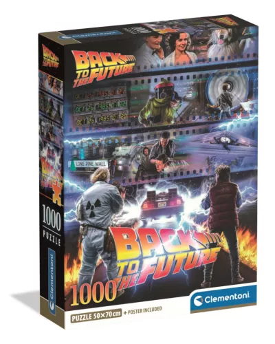 Vissza a jövőbe Time 1000 db-os Compact puzzle Clementoni