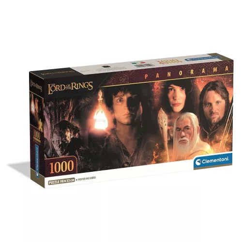 A Gyűrűk Ura Mission 1000 db-os panoráma Compact puzzle Clementoni