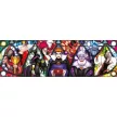 Disney Gonoszok Stained Glass Evil 1000 db-os panoráma puzzle Clementoni