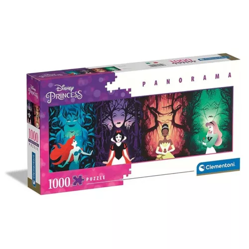 Disney Hercegnők, Gonoszok Destinies 1000 db-os panoráma puzzle Clementoni