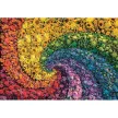 Színes virágok Whirl 1000 db-os Compact puzzle Clementoni