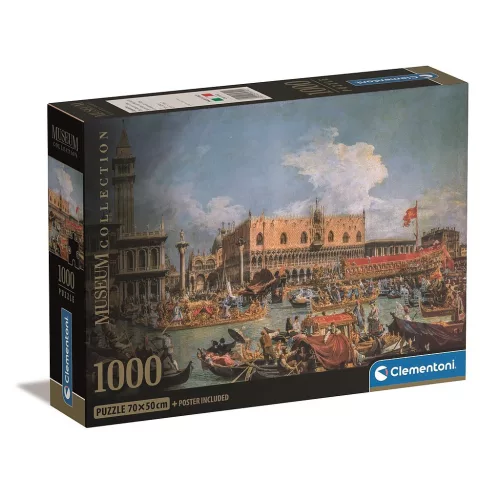Művészet View of the Ducal Palace 1000 db-os Compact puzzle Clementoni