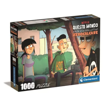   A világ ellen Hoodie Talks 1000 db-os Compact puzzle Clementoni