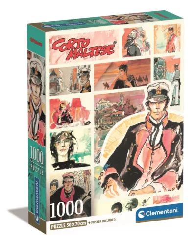 Corto Maltese Captain 1000 db-os Compact puzzle Clementoni