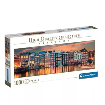 Amsterdam Bright 1000 db-os panoráma puzzle Clementoni