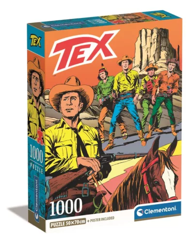 Tex Willer Ride 1000 db-os Compact puzzle Clementoni