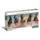 Lovas Brown Horses 1000 db-os panoráma puzzle Clementoni