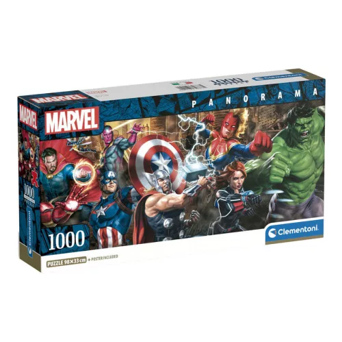 Bosszúállók Ultimate Unite 1000 db-os panoráma puzzle Clementoni