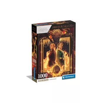 Sárkányok Háza Fire 1000 db-os puzzle Clementoni