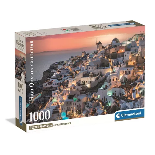 Görögország Santorini 1000 db-os Compact puzzle Clementoni