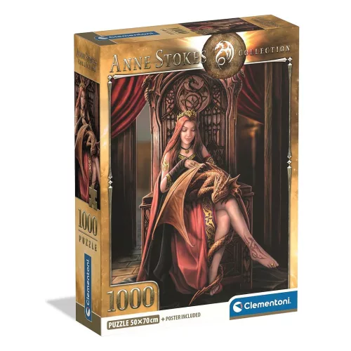 Anne Stokes Friends Forever 1000 db-os Compact puzzle Clementoni