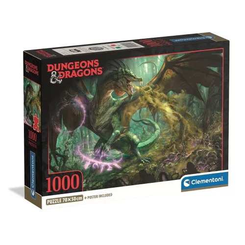 Dungeons & Dragons Poison 1000 db-os Compact puzzle Clementoni