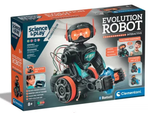 Programozható játékrobot Evolution Robot Clementoni