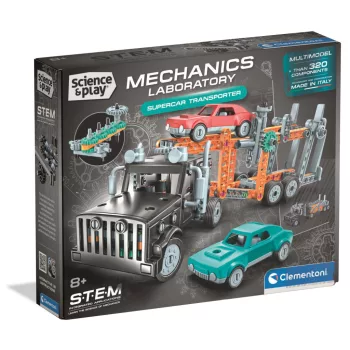 Autószállító Mechanics építőjáték Clementoni