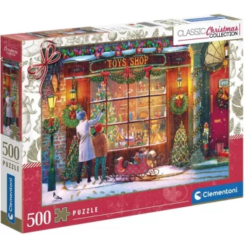 Karácsonyi Toys Shop 500 db-os puzzle Clementoni