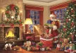 Karácsonyi Santa's Gift 1000 db-os puzzle Clementoni