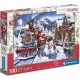 Karácsonyi Train Station 500 db-os puzzle Clementoni