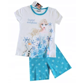   Disney Jégvarázs Crystal gyerek rövid pizsama 3 - 8 év / 98 - 128 cm