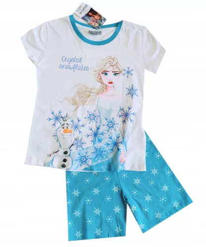 Disney Jégvarázs Crystal gyerek rövid pizsama 3 - 8 év / 98 - 128 cm
