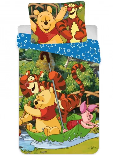 Disney Micimackó gyerek, ovis ágyneműhuzat 90×140cm, 40×55 cm