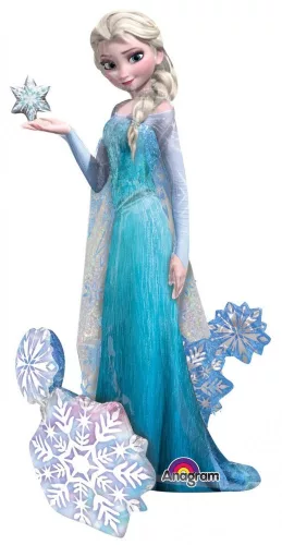 Disney Jégvarázs Elsa AirWalker sétáló fólia lufi 144 cm