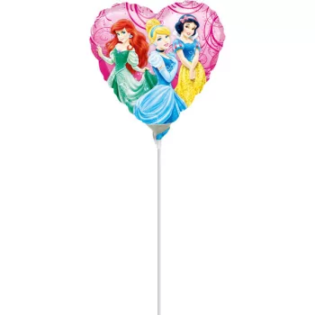 Disney Hercegnők Heart fólia lufi 33 cm (WP)