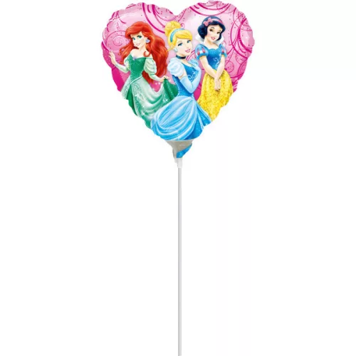 Disney Hercegnők Heart fólia lufi 33 cm (WP)
