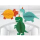 Dinoszaurusz Dino-mate lampion 3 db-os