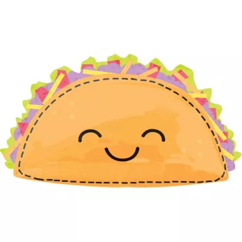 Taco Smile fólia lufi 83 cm