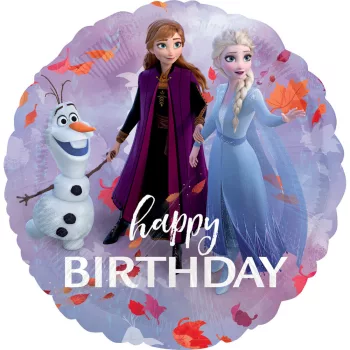 Disney Jégvarázs Purple fólia lufi 43 cm