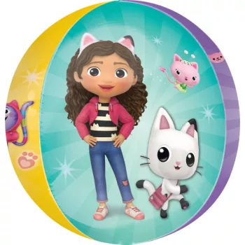 Gabi babaháza Pawtastic gömb fólia lufi 45 cm