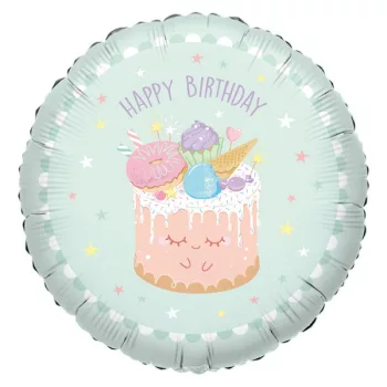 Sütemény Crazy Cake fólia lufi 43 cm