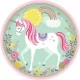 Unikornis Magical papírtányér 8 db-os 22,9 cm