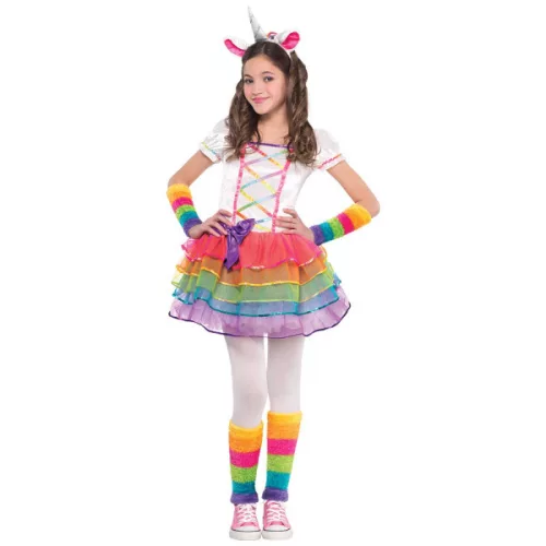 Unikornis Rainbow jelmez 8-10 év