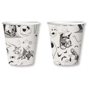   Karácsonyi lidércnyomás Black papír pohár 8 db-os 250 ml