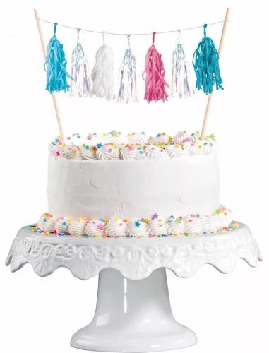 Sellő Colorful torta dekoráció 15 cm