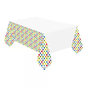 Emoji Wink papír asztalterítő 115x175 cm
